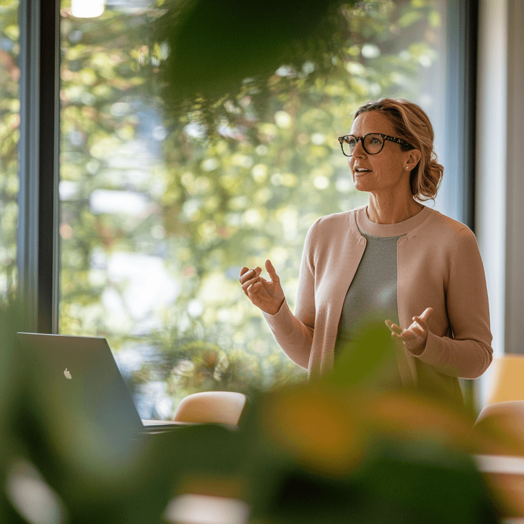 Unsere Kundenbetreuuerin bei unserem Team Spaziergang im Hunsrück
