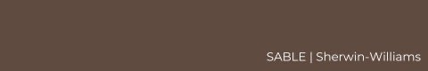 Sable Sherwin Williams Cozy Brown Paint Colors 2024