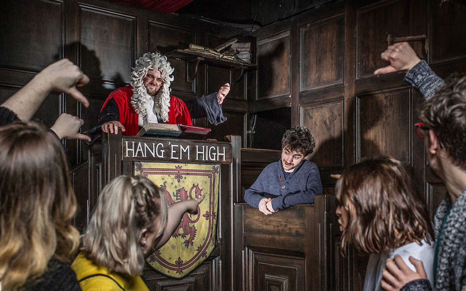 Judge's Courtroom, Edinburgh Dungeon Tour