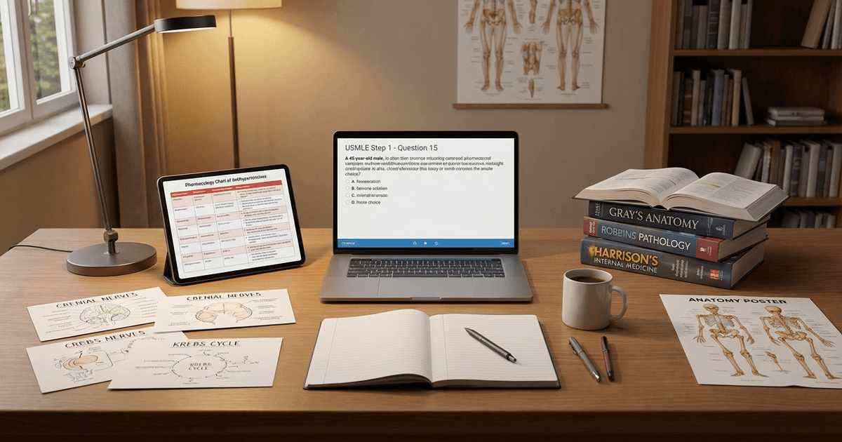 Cover: Best USMLE Step 1 Resources 2026: Books, Question Banks, and Study Tools That Actually Work