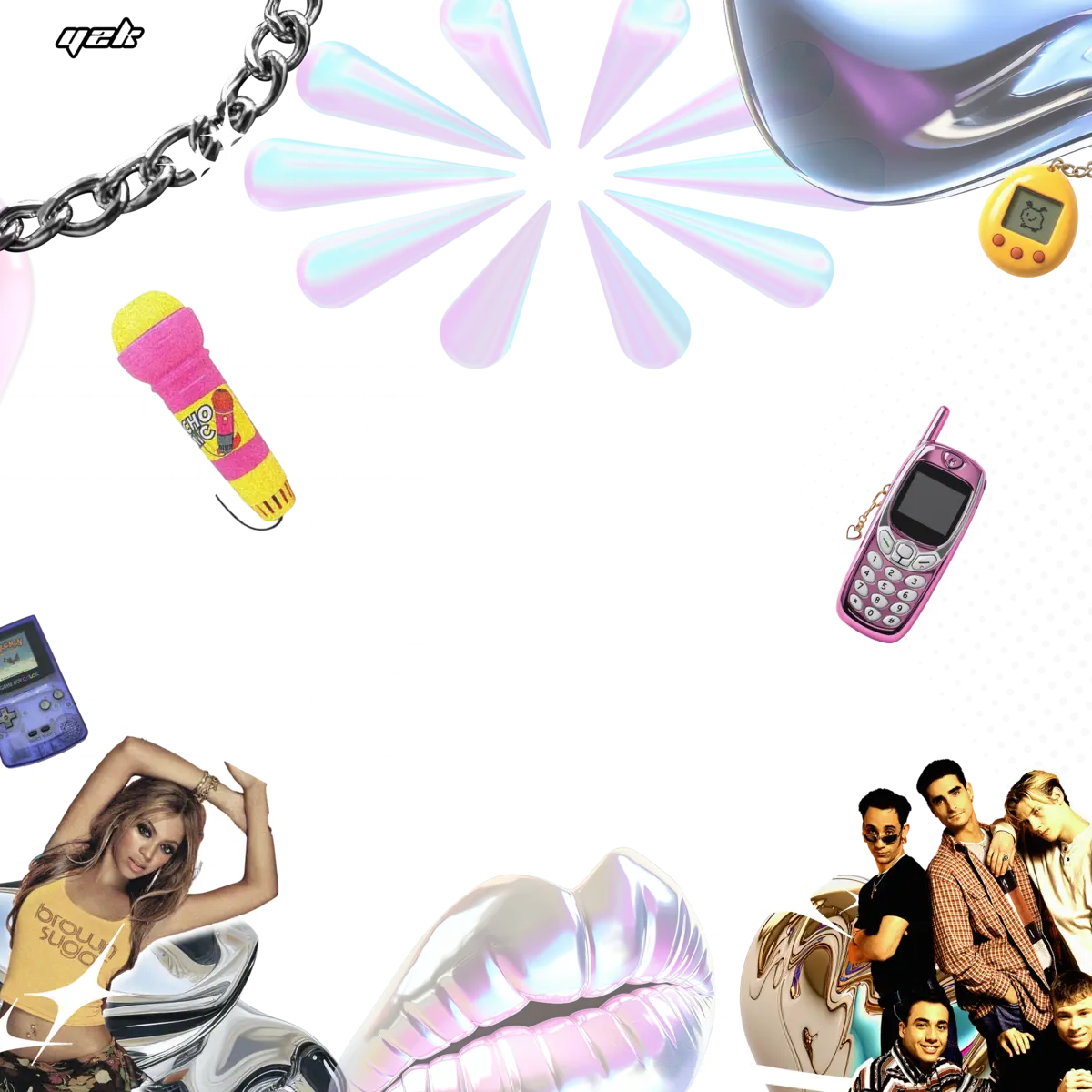 a blurry image of a blue and green background