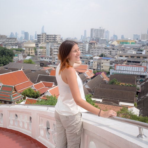 Viewpoint at Wat Saket (The Golden Mount)