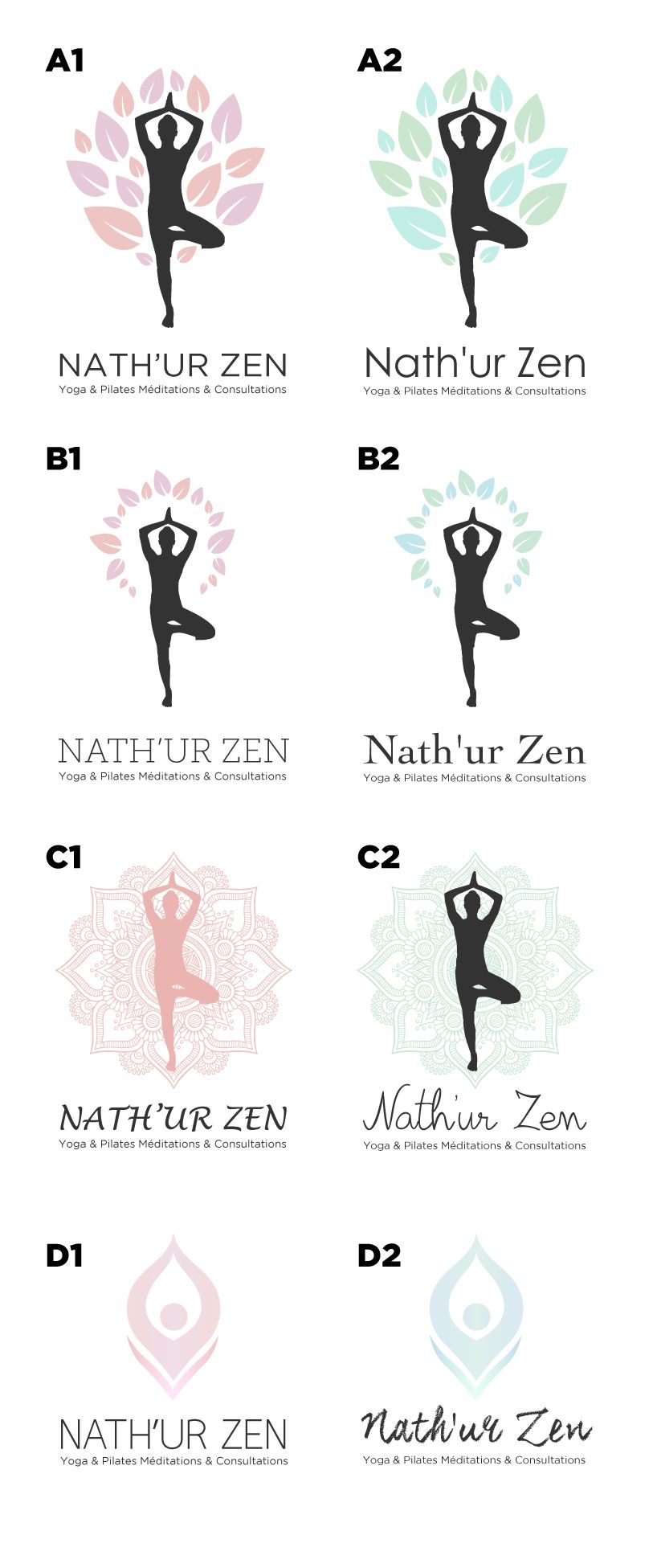 NATHUR ZEN logo draft by Suzaku Productions