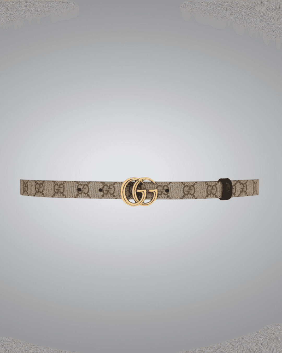 Gucci Reversible Thin Belt 