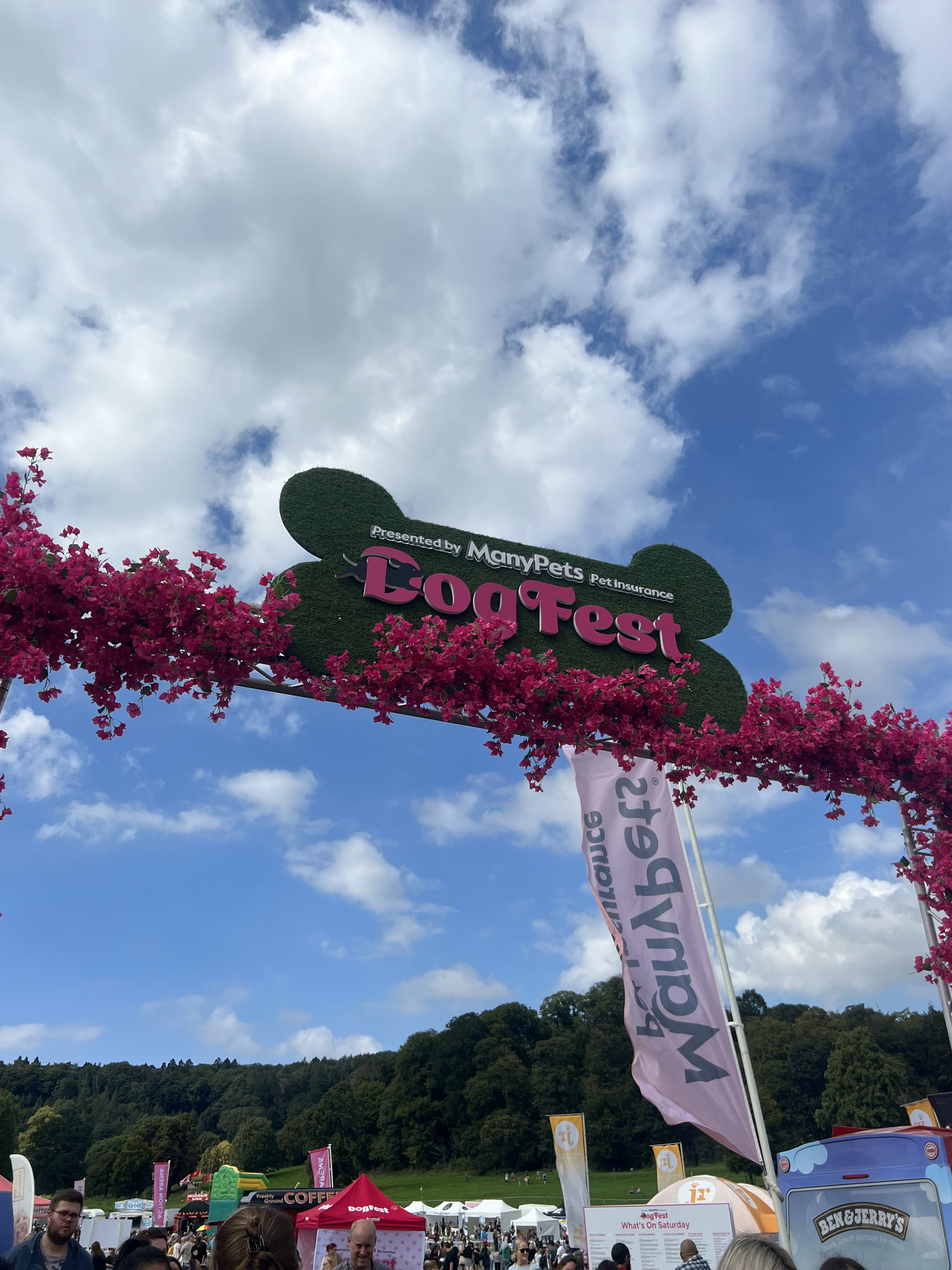 DogFest archway at Tatton Park 2024