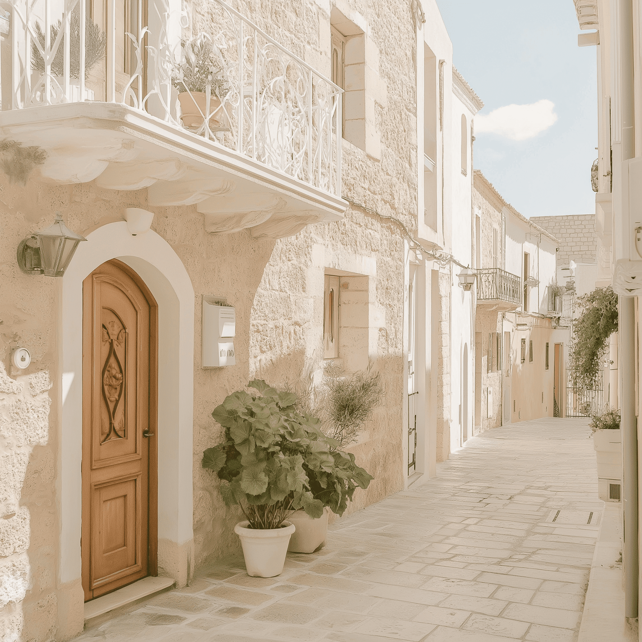 Mediterranean Village Serenity