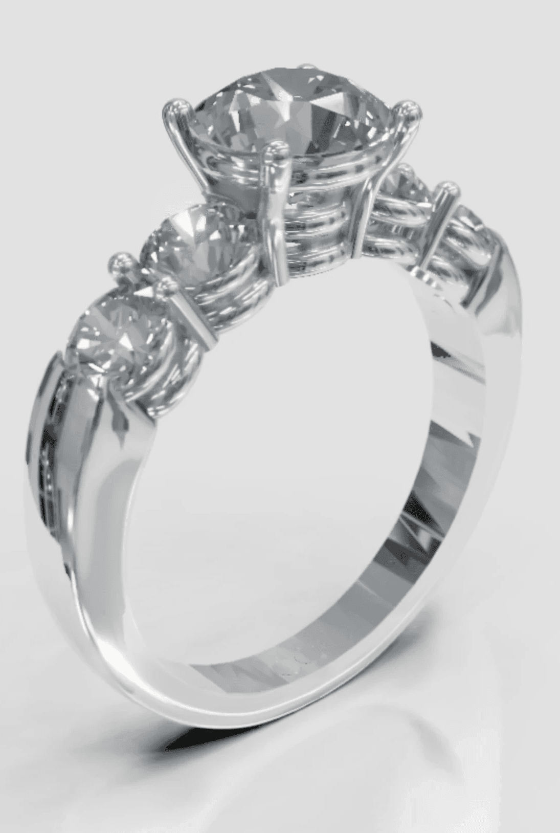 Sarah Style - Five Stone - $3,200 (with side diamonds)