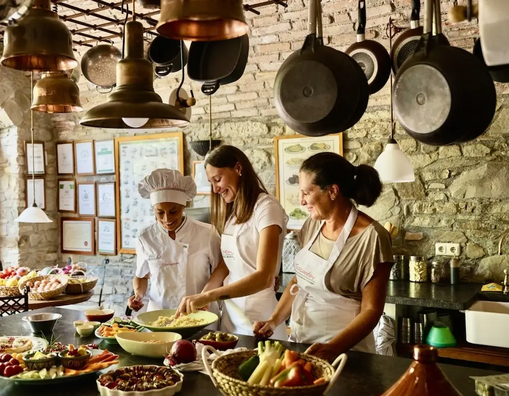 Woman by the sea with waves splashing