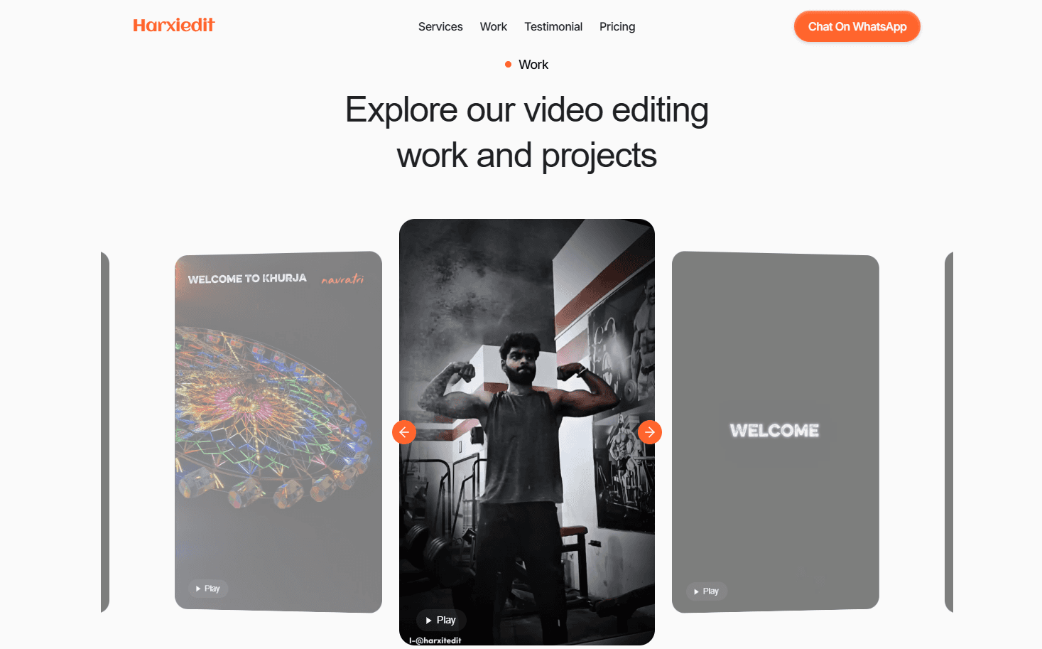 To design and launch a modern, responsive website that: Presents Harxiedit’s video editing services clearly and professionally Encourages potential clients (creators, agencies, brands) to book services Positions the brand as a results-driven creative partner