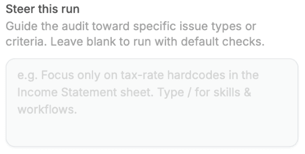 Custom criteria