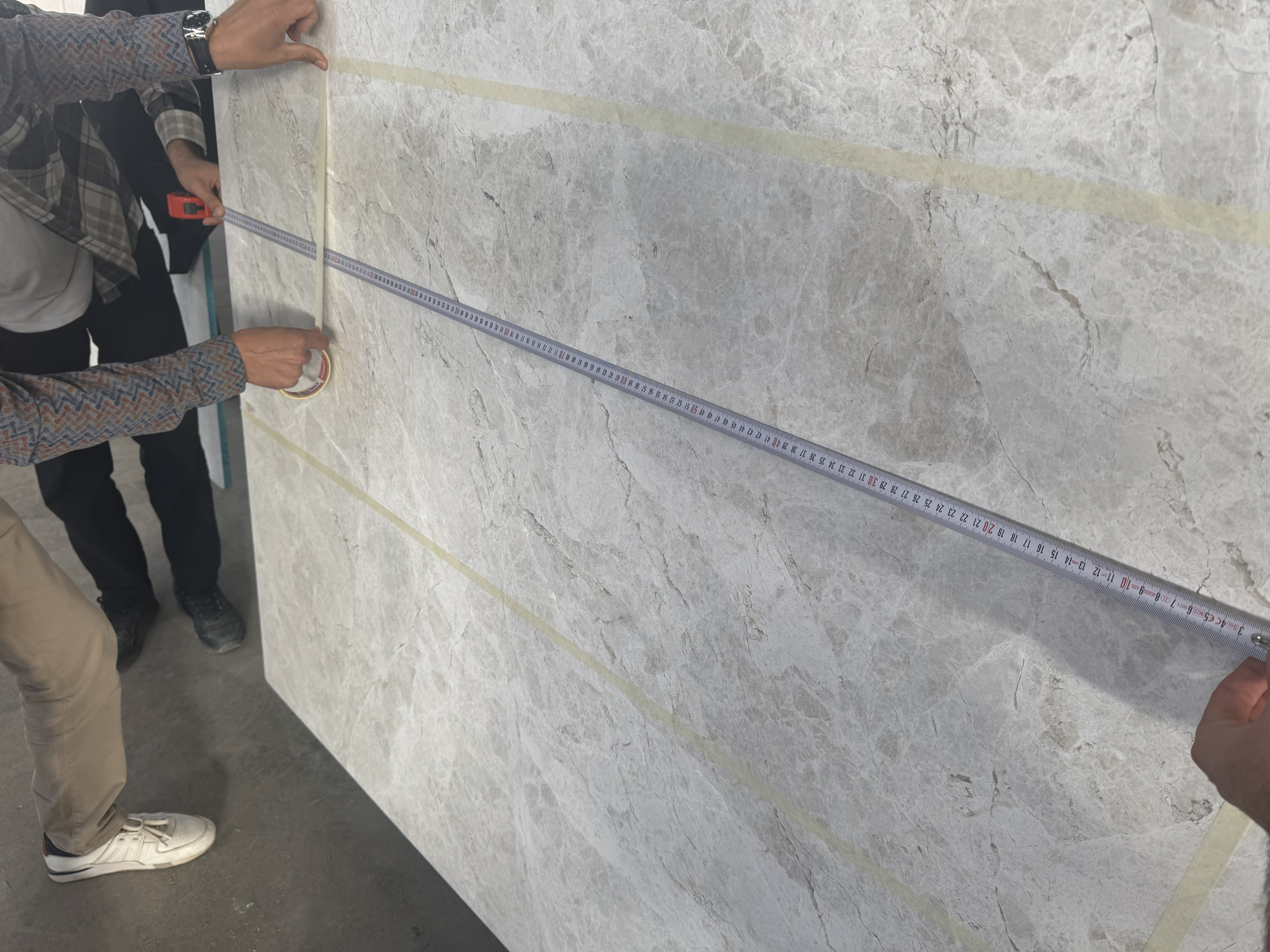 measuring marble slab yield