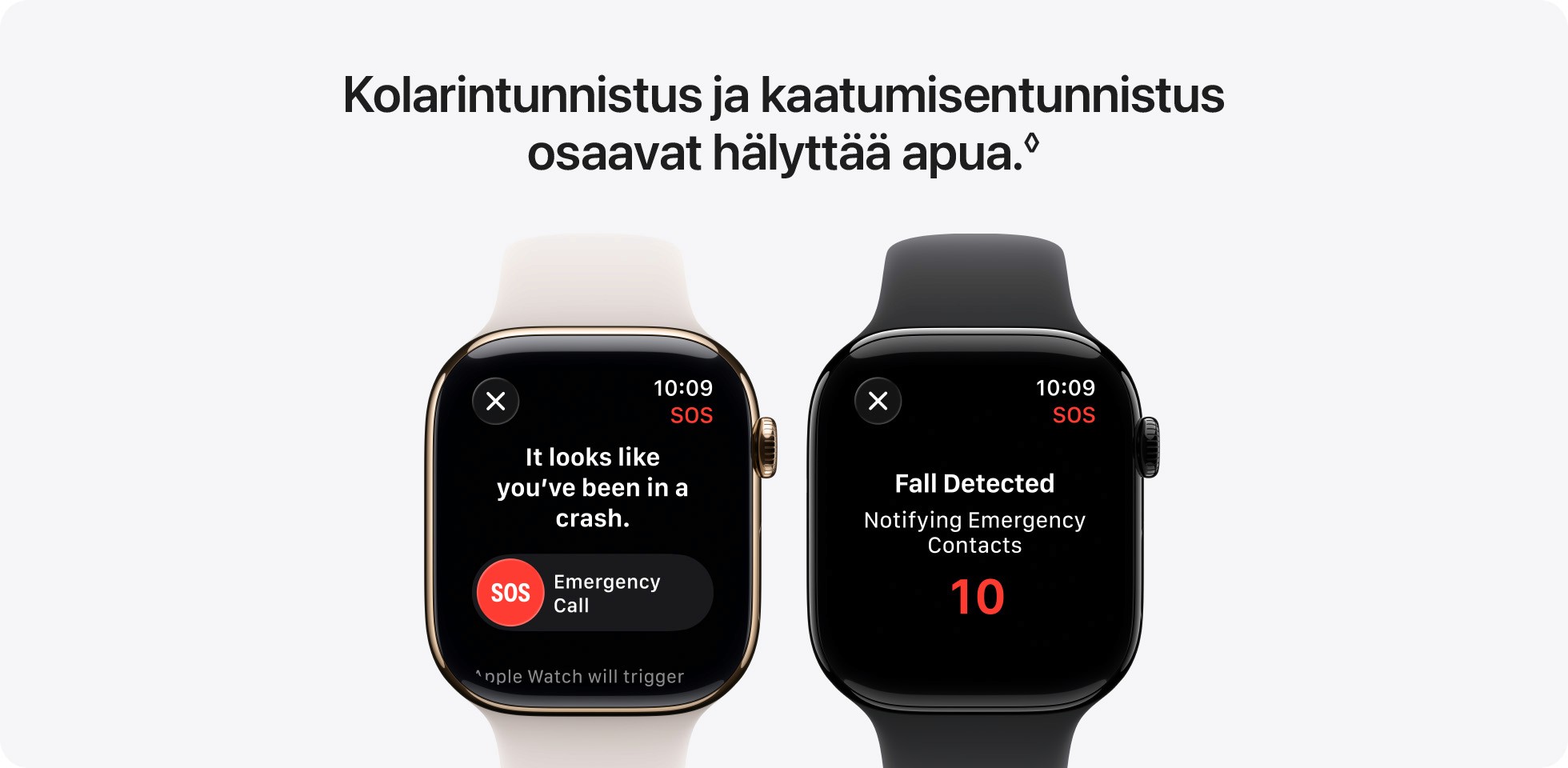 Apple Watch kolarintunnistus