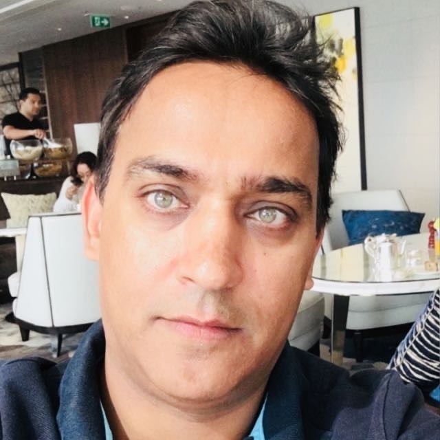 Chan Patel, founder of TENDS, photographed in a relaxed indoor setting