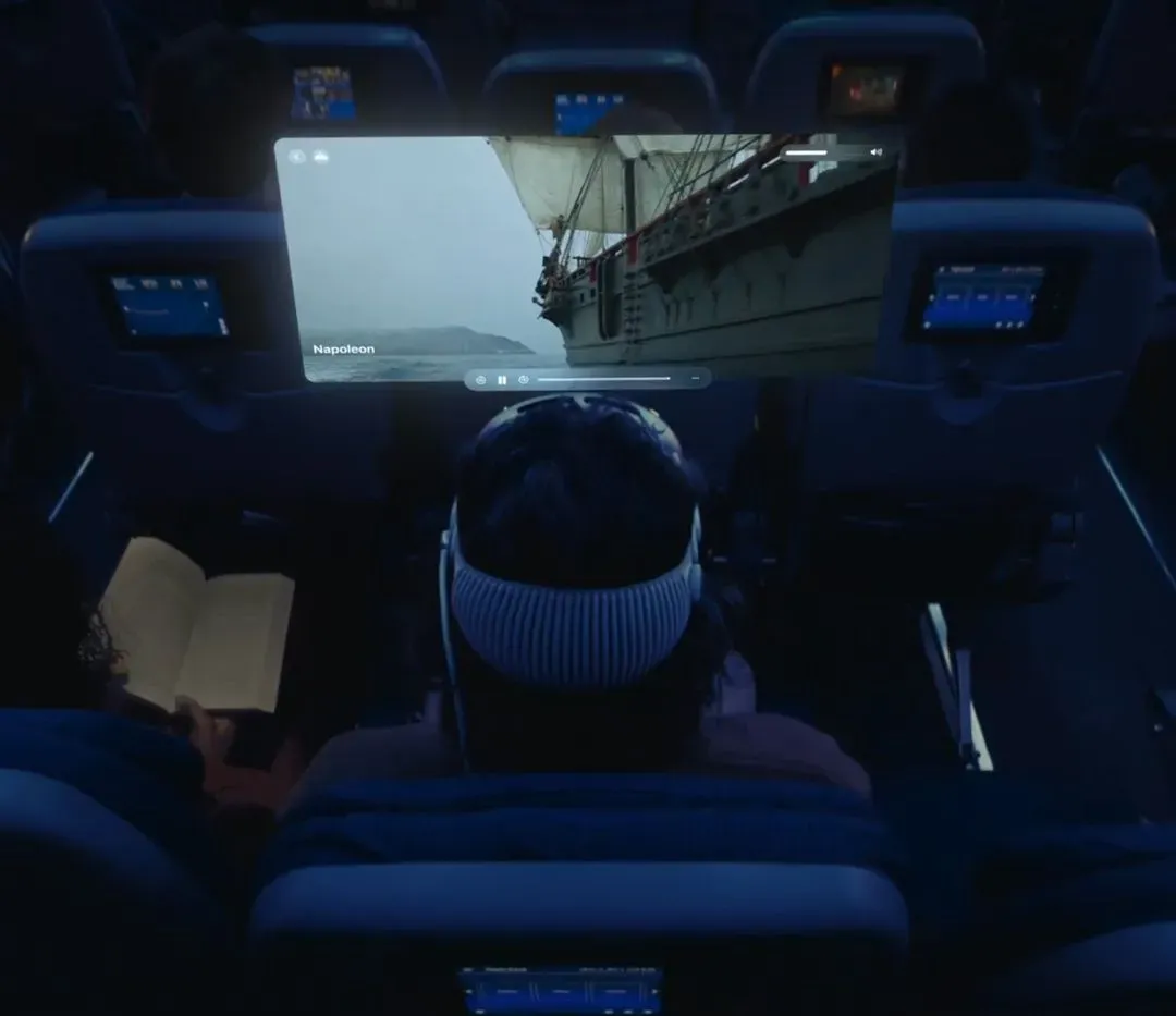 VisionPro Video in flight