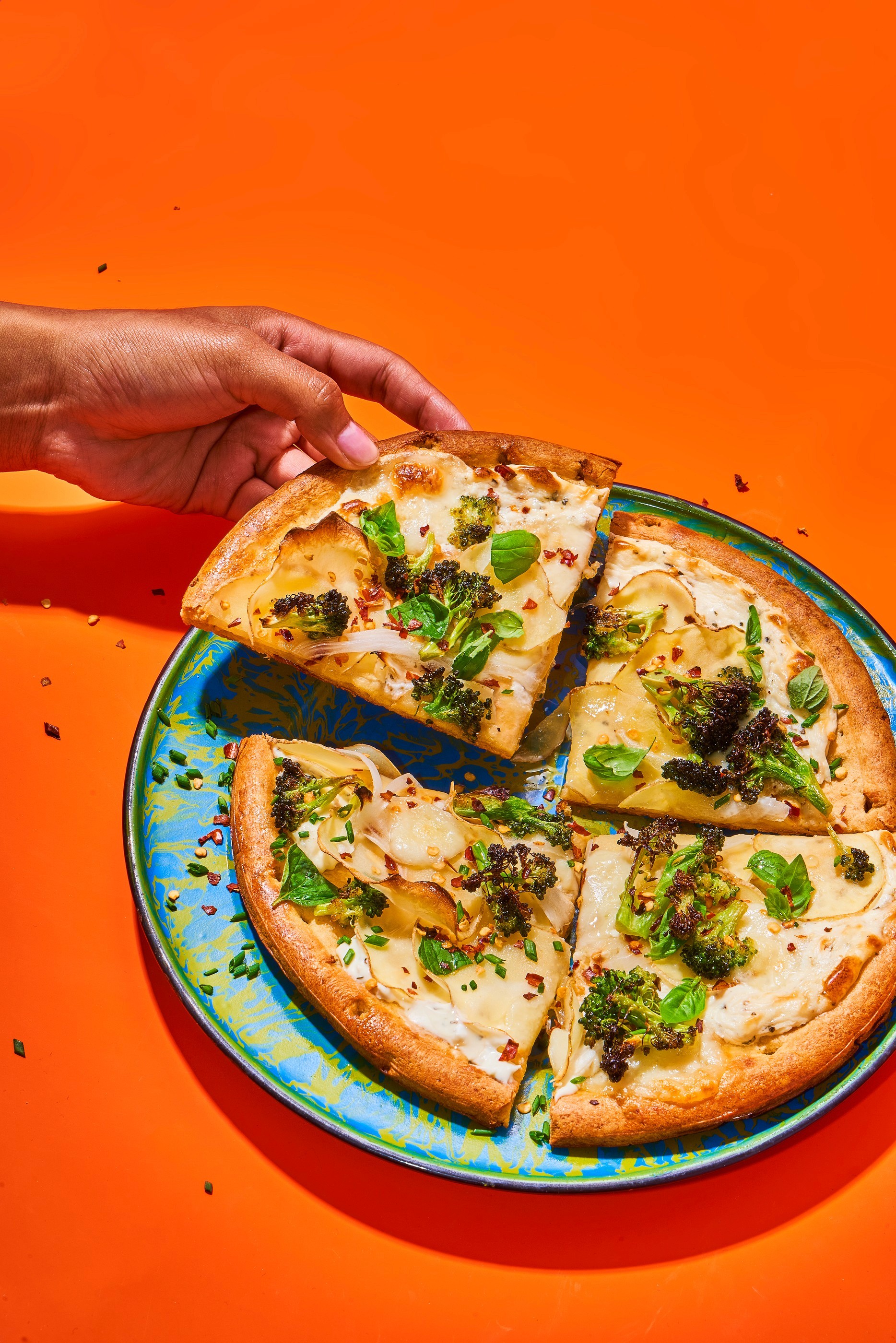 Serving a pizza slice
