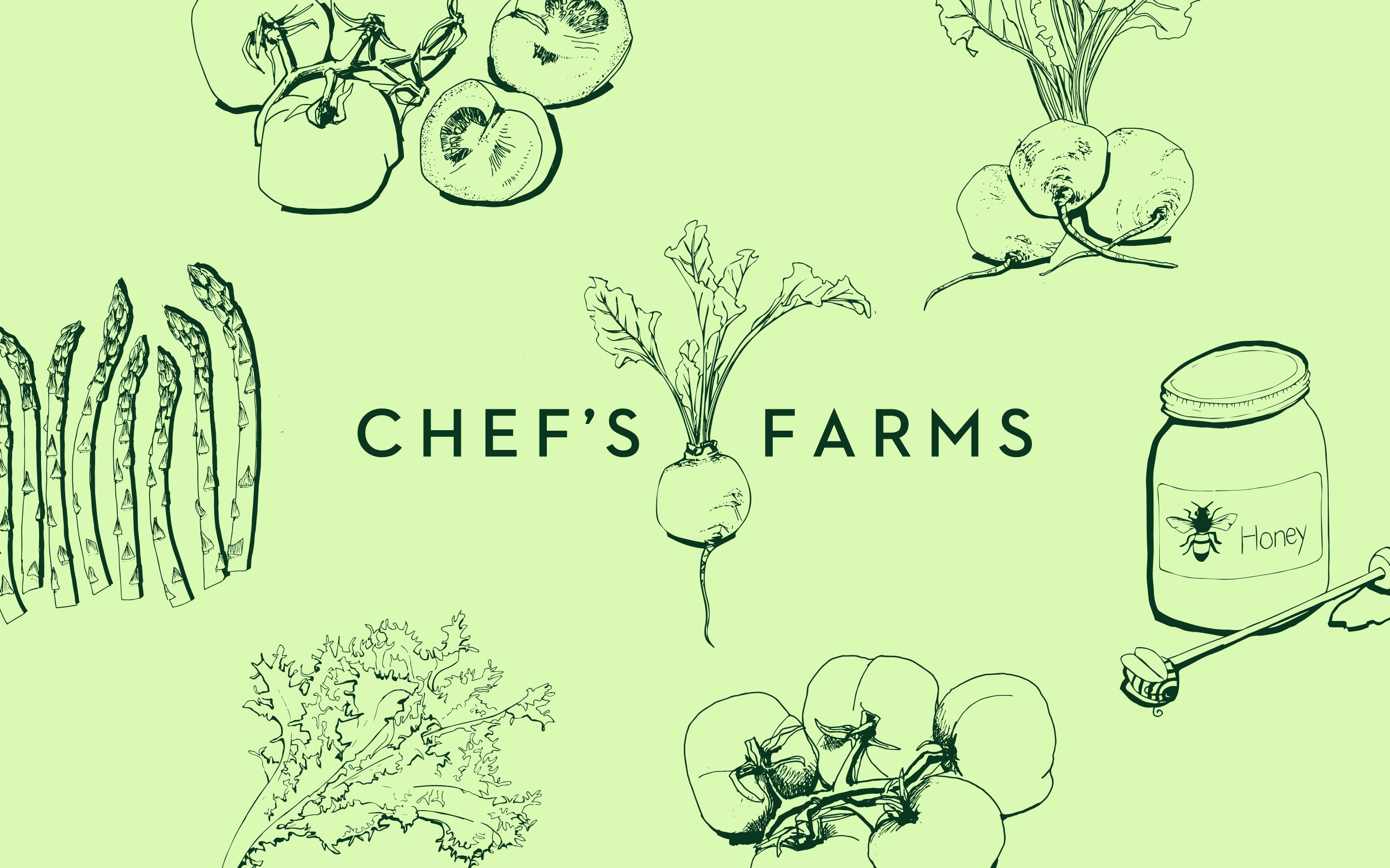 Chef's Farms – GEORGE COSBY STUDIO | Brand Worlds Built At Moments Of Change