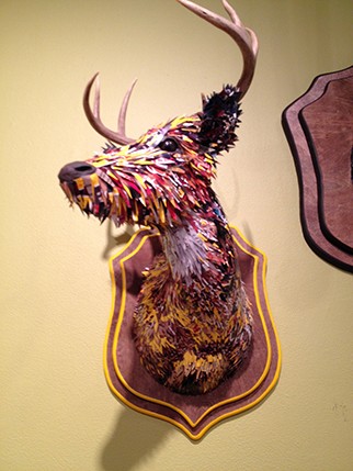 fake deer head