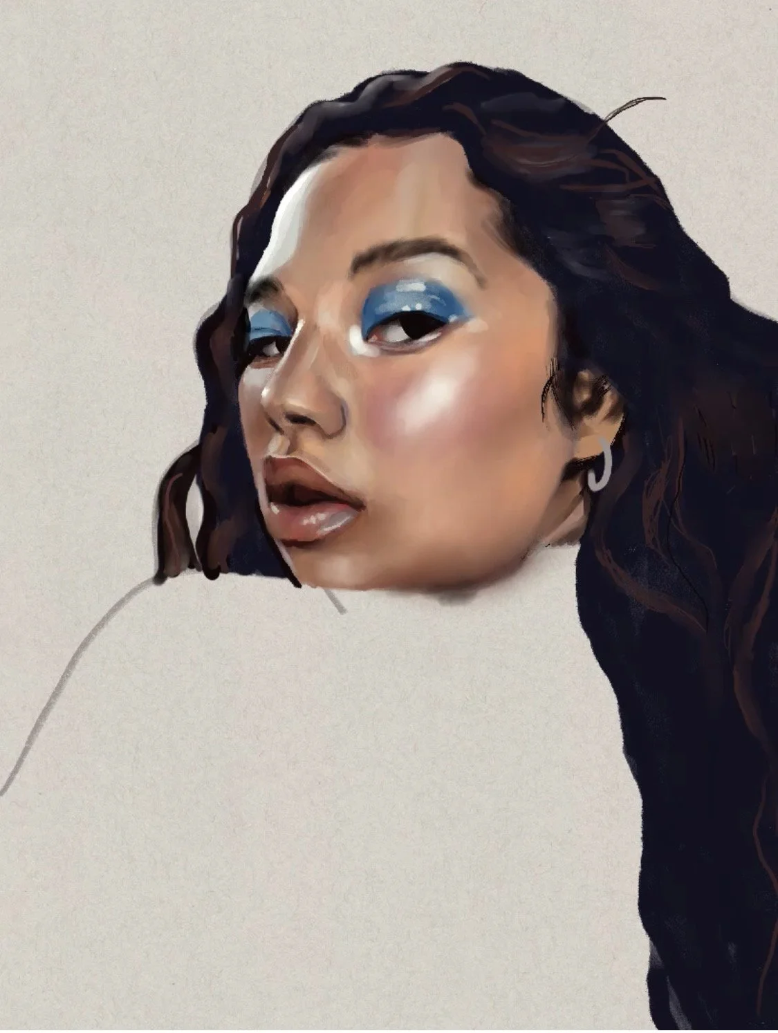 Portrait study artwork