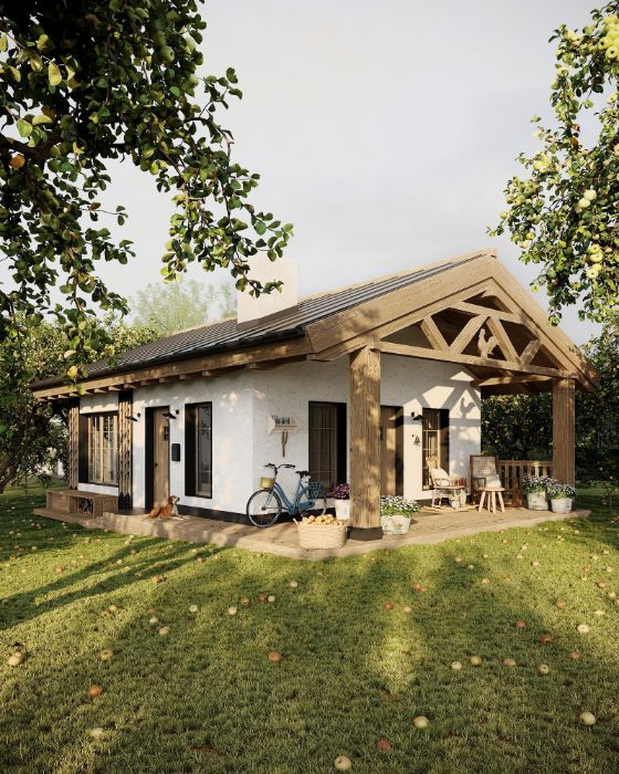 Планування апартаментів Comfort 27 м² у Львові — інвестиційна нерухомість Movin Hotel