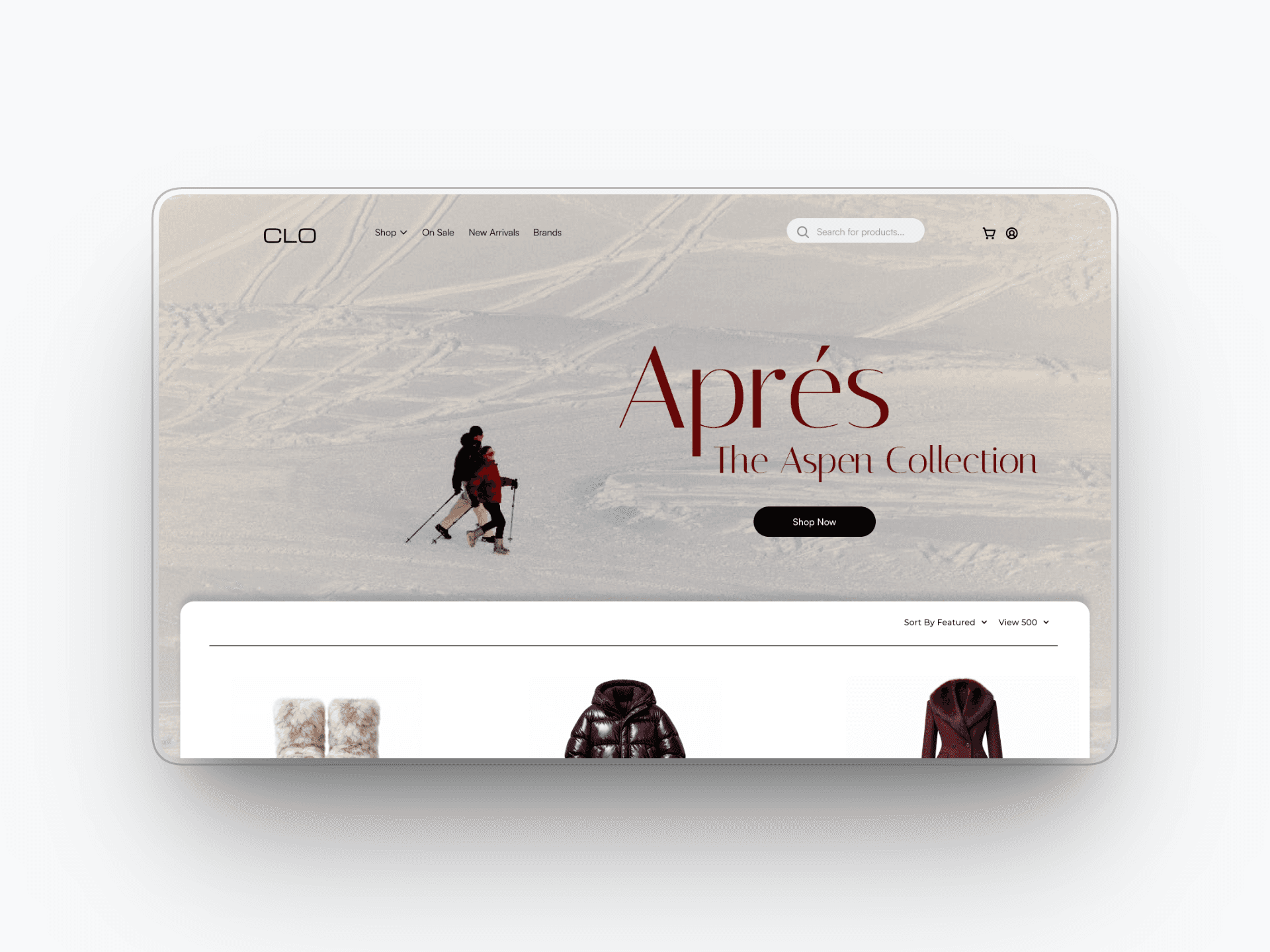 Luxury e-commerce brand identity and high-end retail Squarespace design.