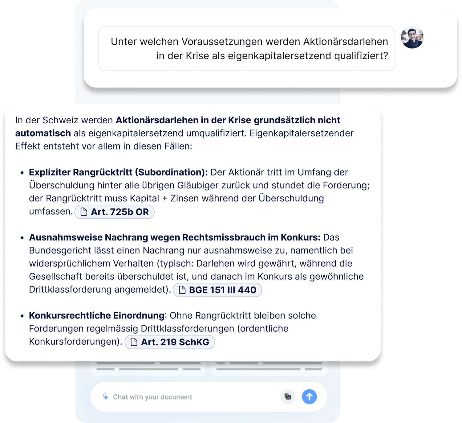 CASUS Legal Research Ergebnis