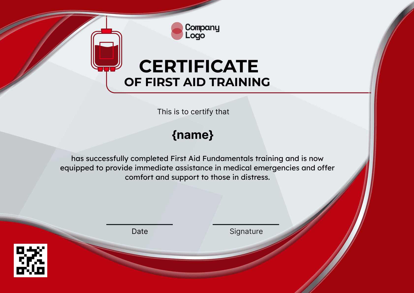 Wauld - Professional and attractive green recognition badge template