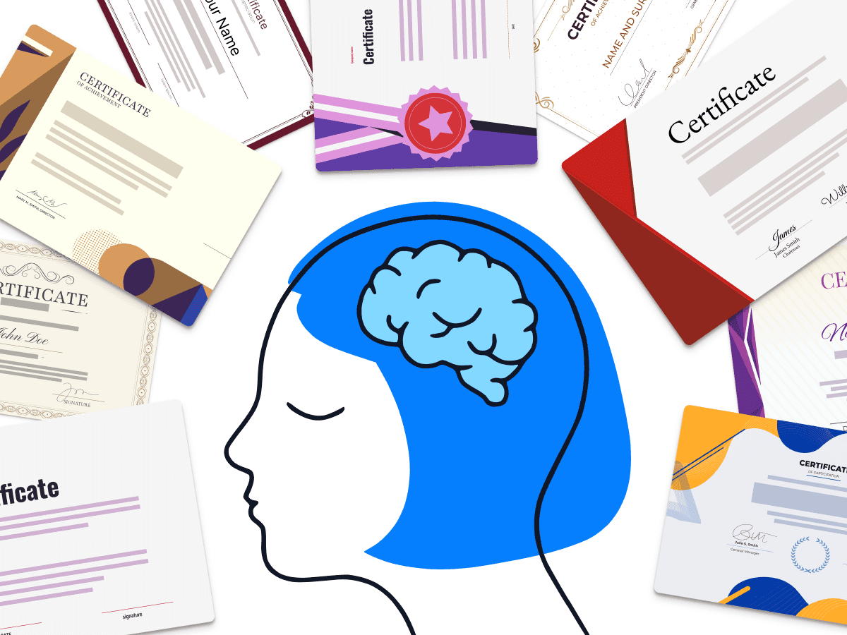 Psychology behind certificates