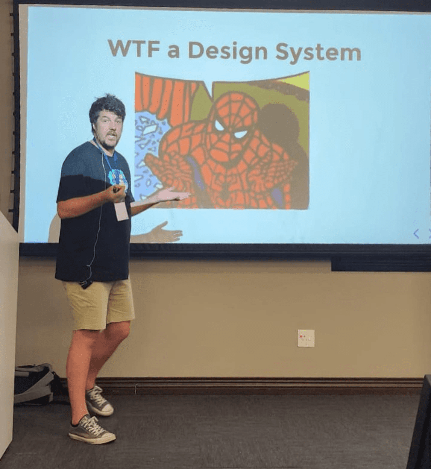 Business Presentation with Interactive Video Call