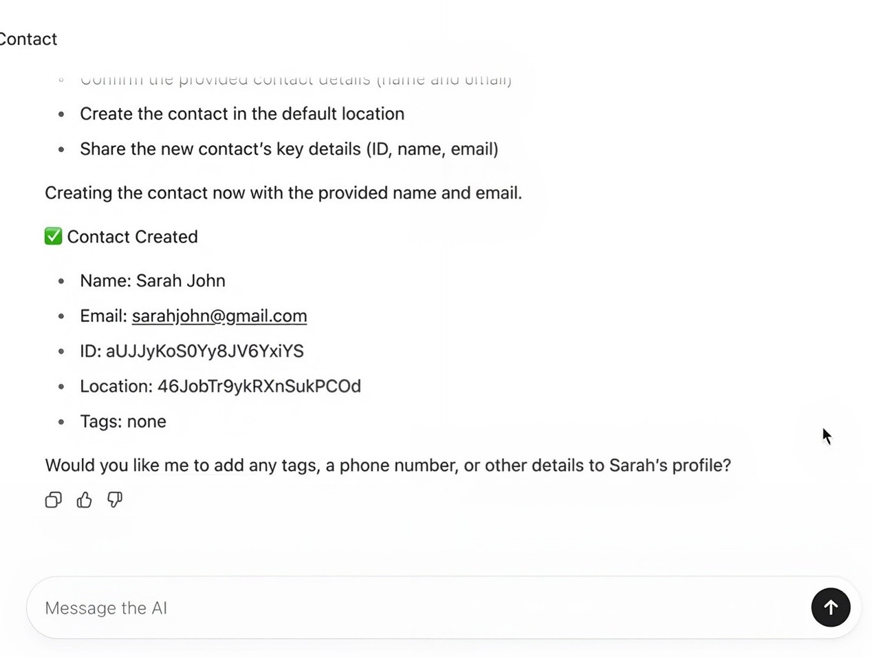 An image of Freelio's project ui