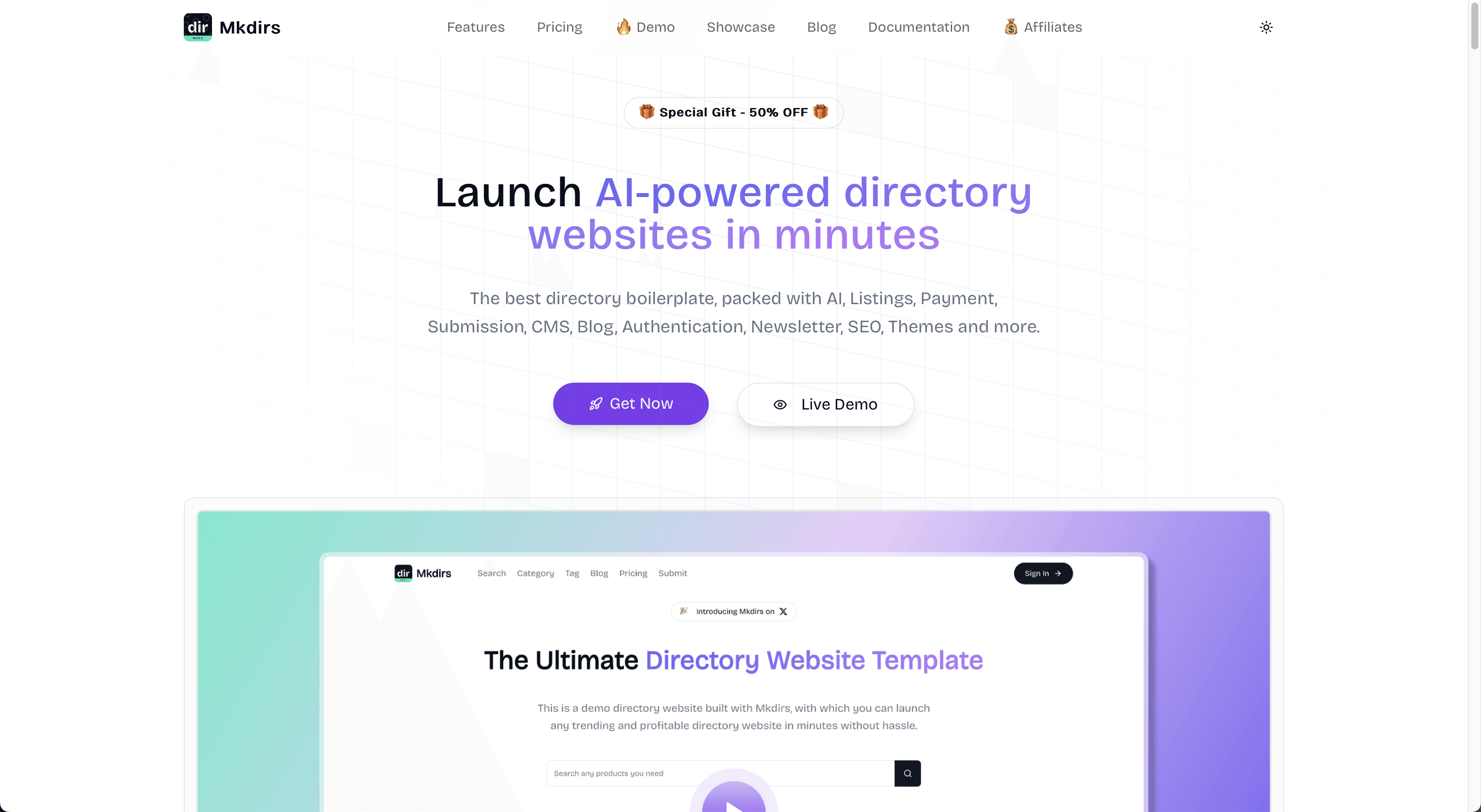 mkdirs ai directory template