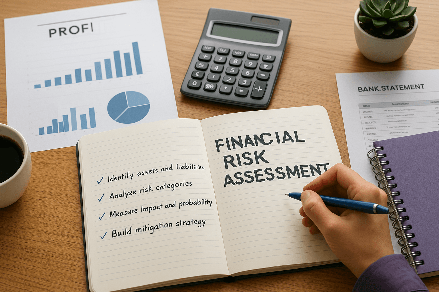 Identify all your financial assets and liabilities