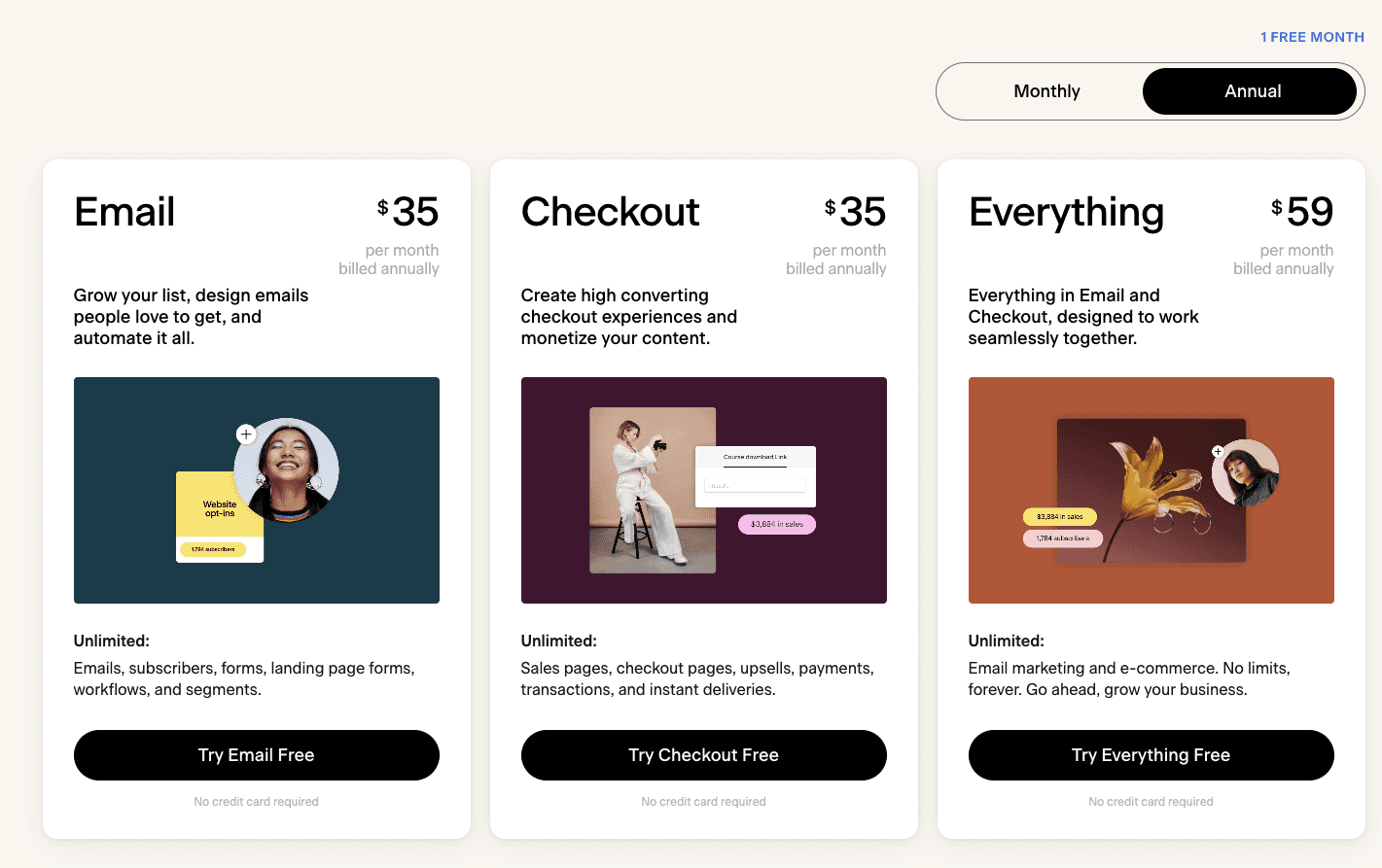 Flodesk Pricing Plans