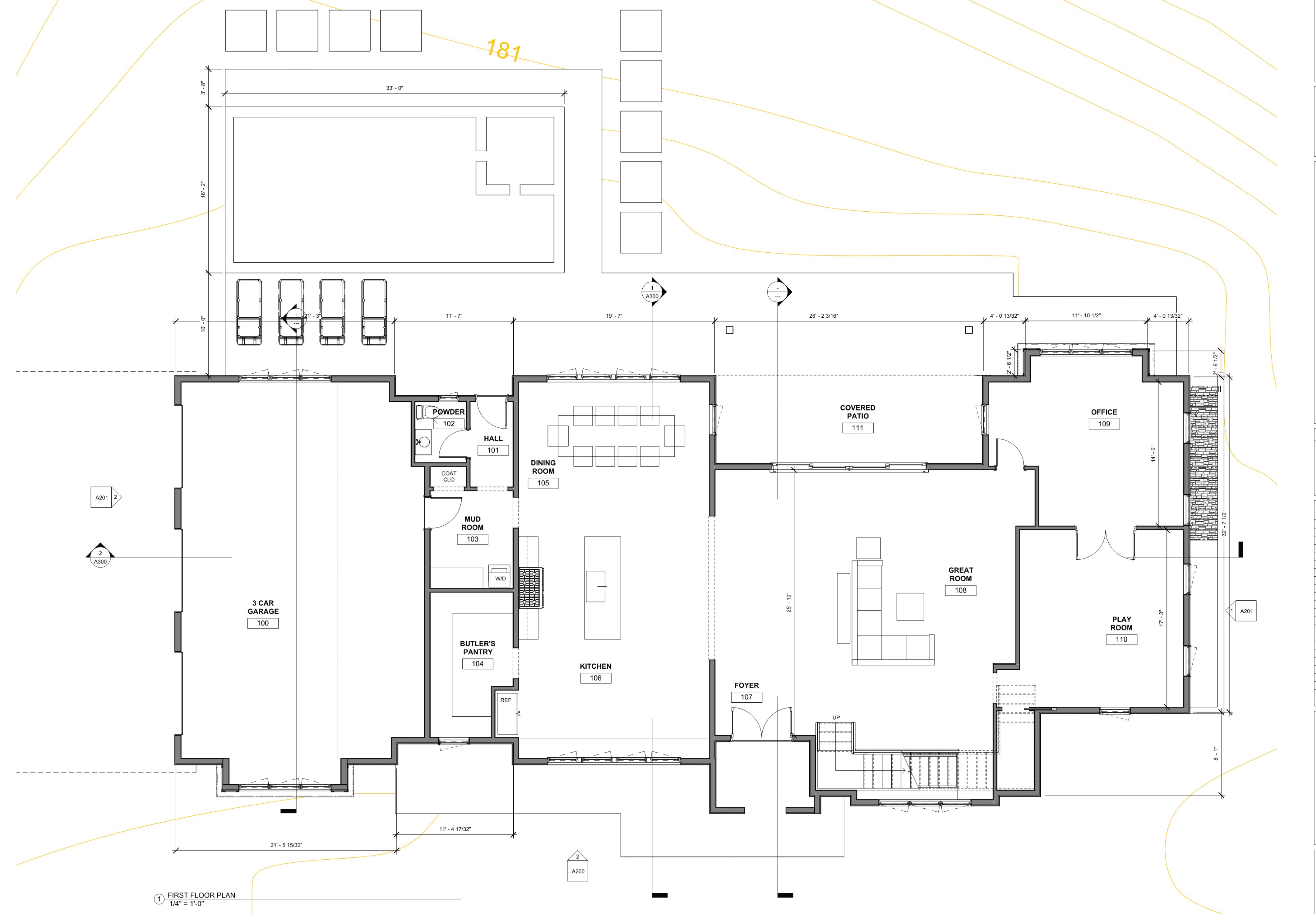 Architectural sketch of a modern building featuring large windows and a balcony area.