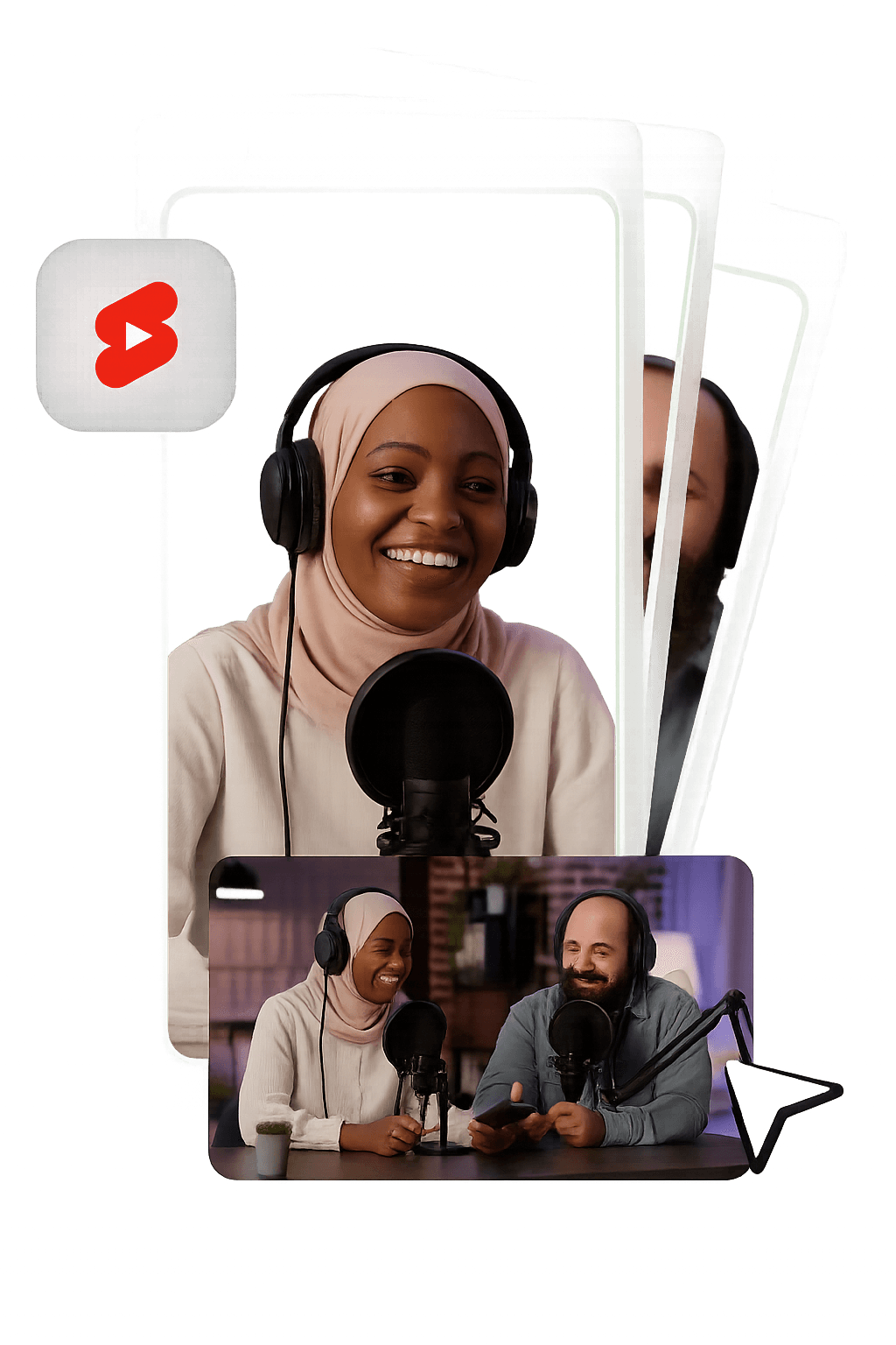 A glimps of how ShortMaker shows viral shorts