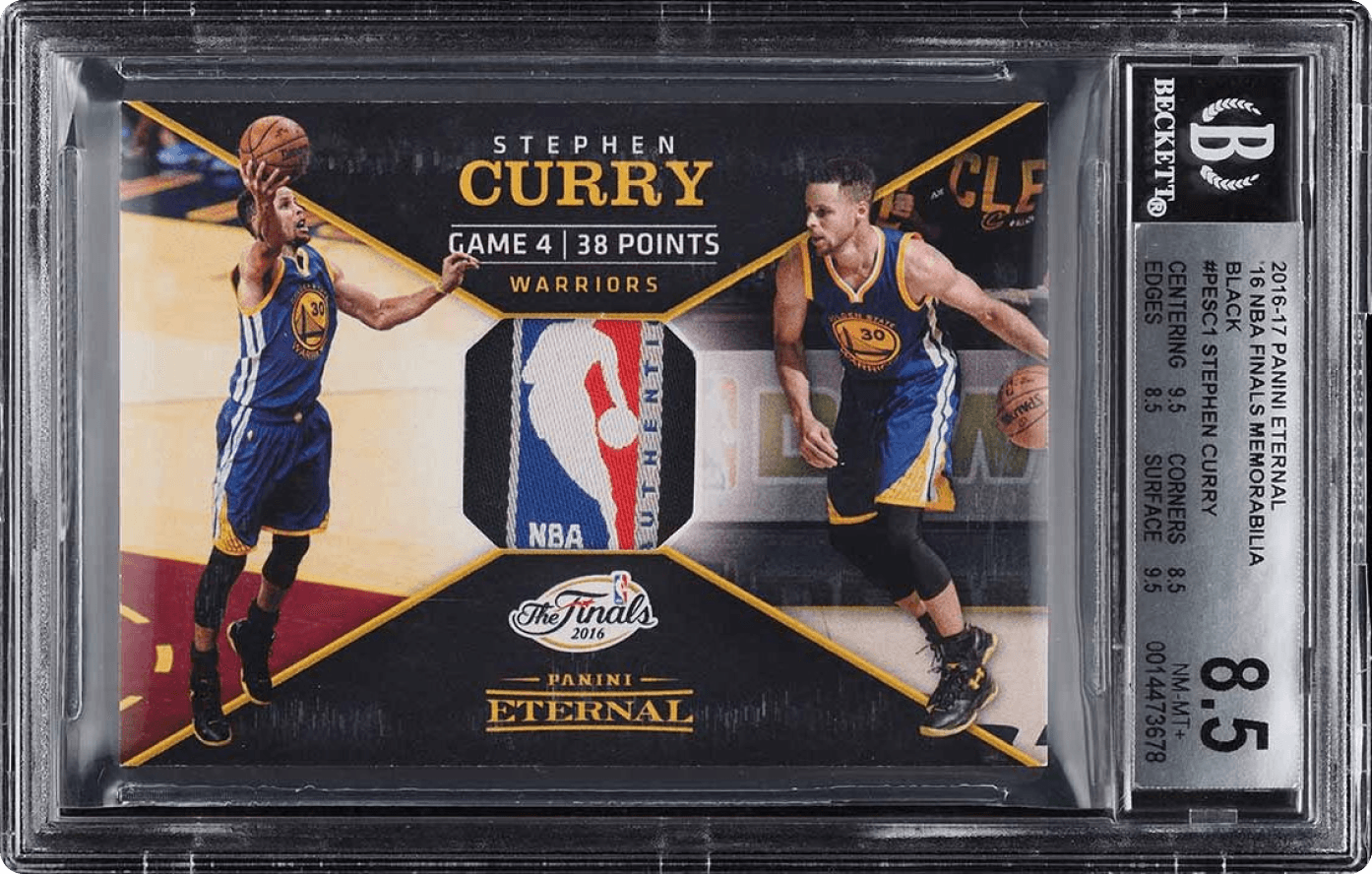 2016 Panini Eternal ‘16 NBA Finals Black Stephen Curry