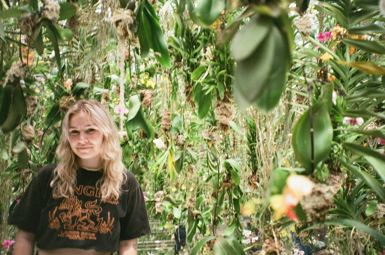 Woman with color palette