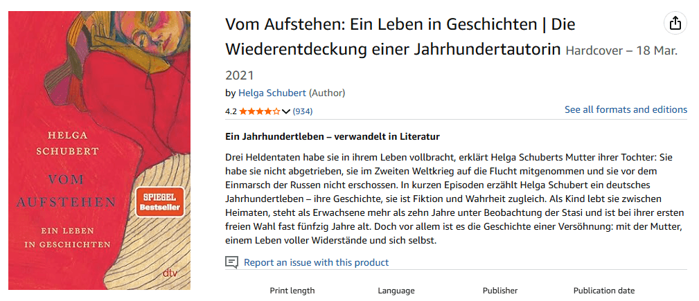 Vom Aufstehen