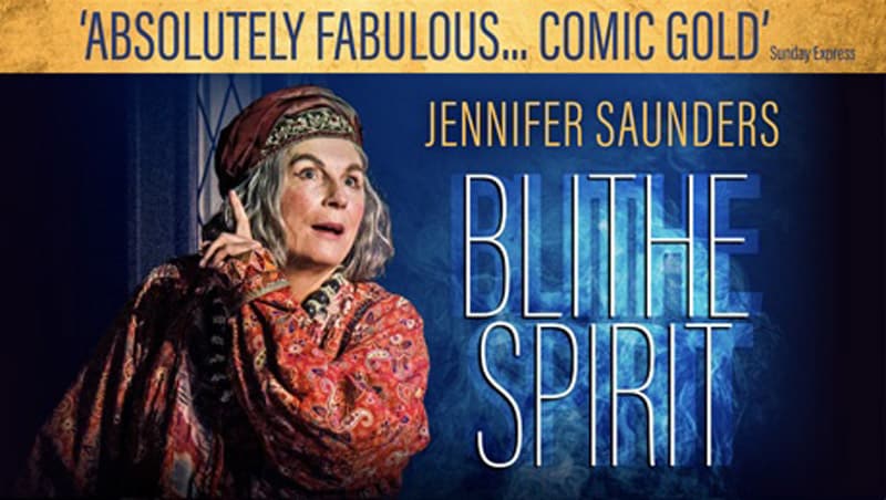 Jennifer Saunders Blithe Spirit UK Tour West End