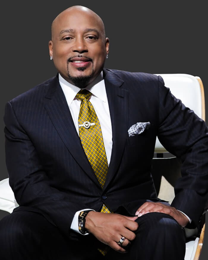Portrait of Daymond, smiling.