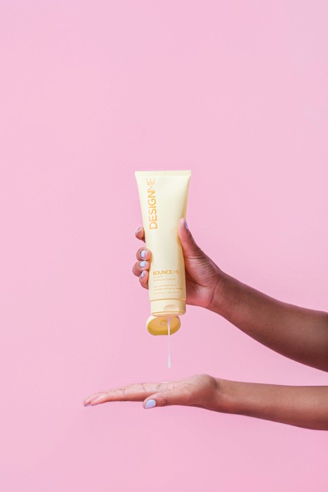 hair product advertising shot