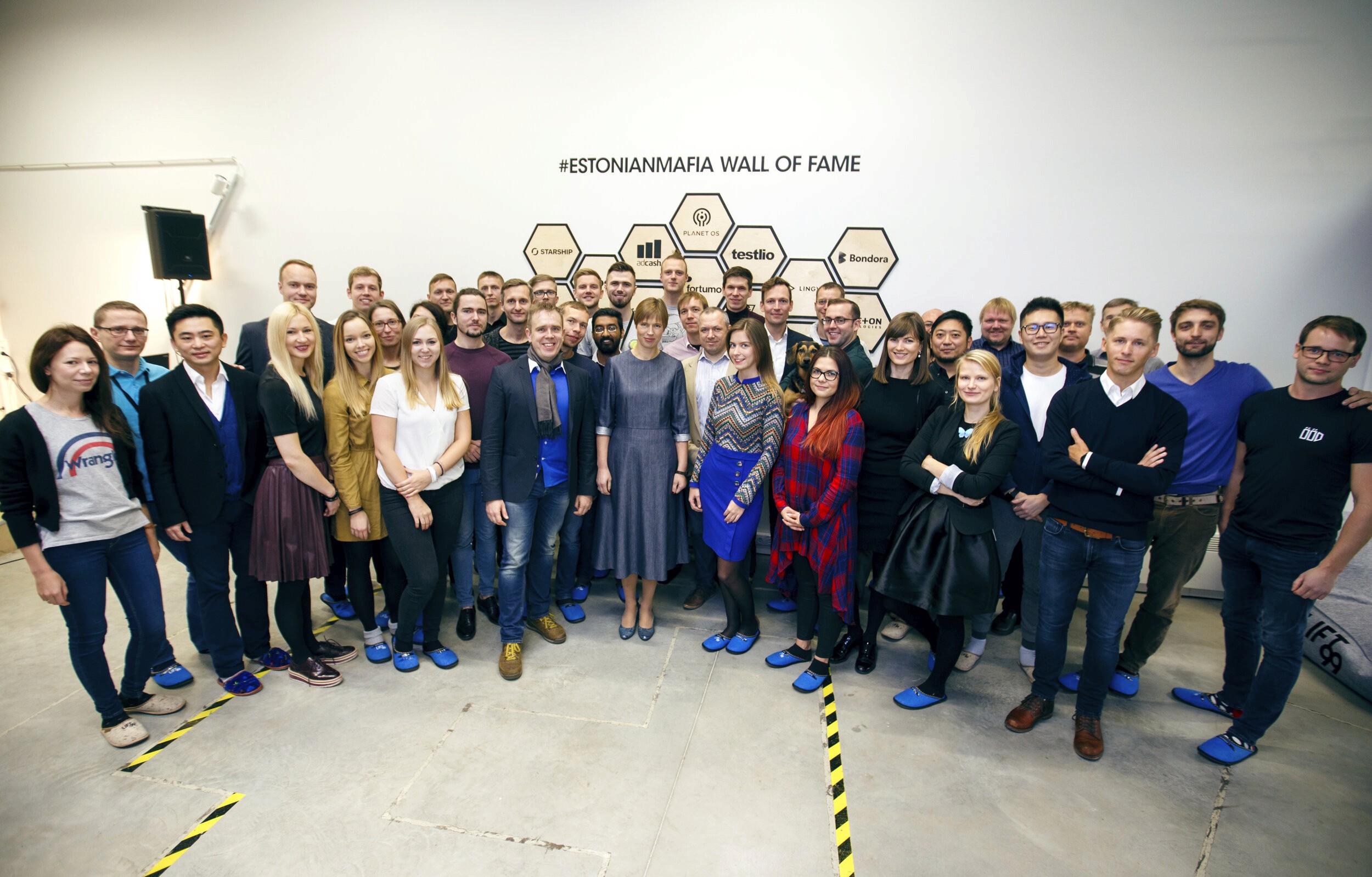  The legendary #EstonianMafia Wall of Fame at LIFT99 (October 2017). 