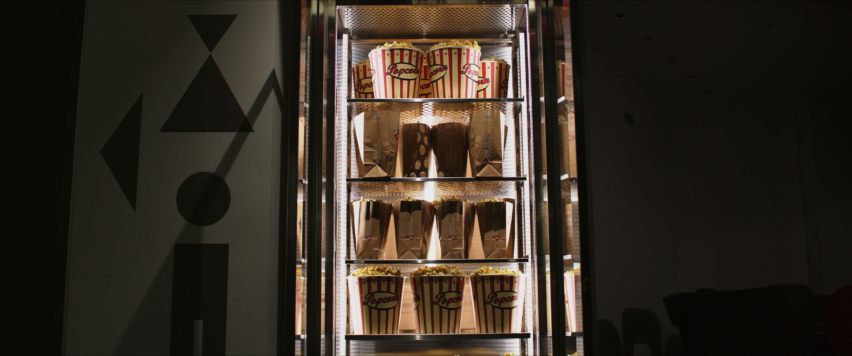 a popcorn closet