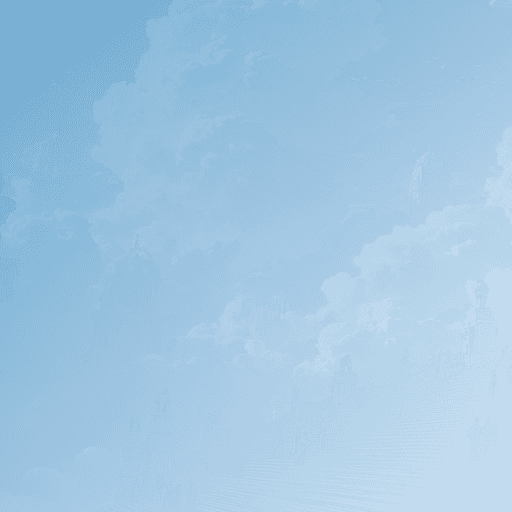 Soft white clouds on a light background, decorative visual for website design