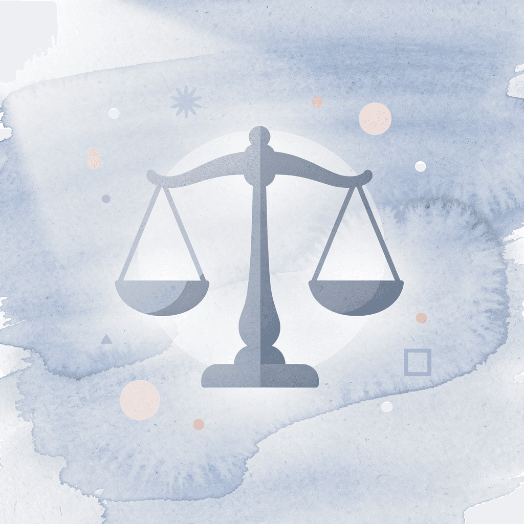 Scales of justice representing legal homeschooling rights in Texas