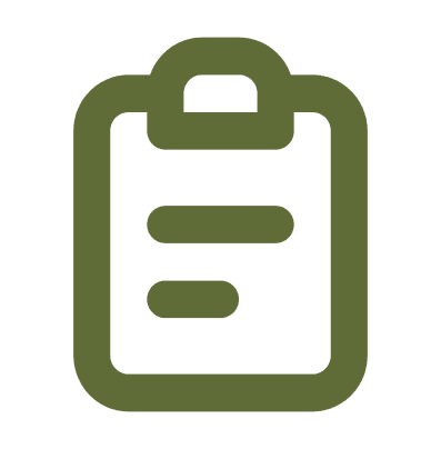 Vector icon of a clipboard
