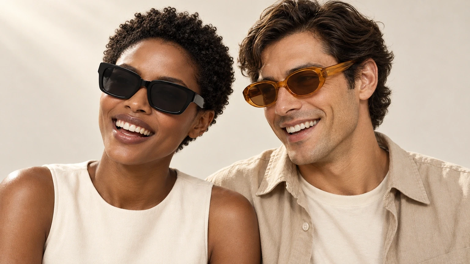 Glamoor eyewear campaign photo