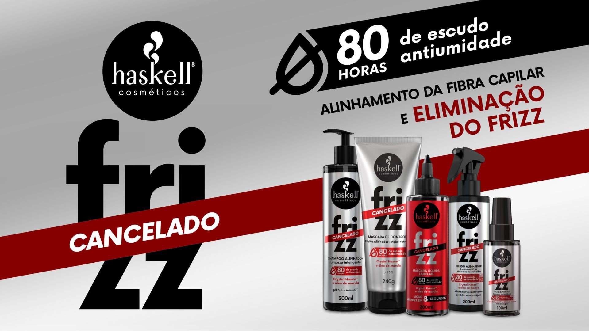 Haskell Cosméticos lança Frizz Cancelado com campanha protagonizada por Karol Conká