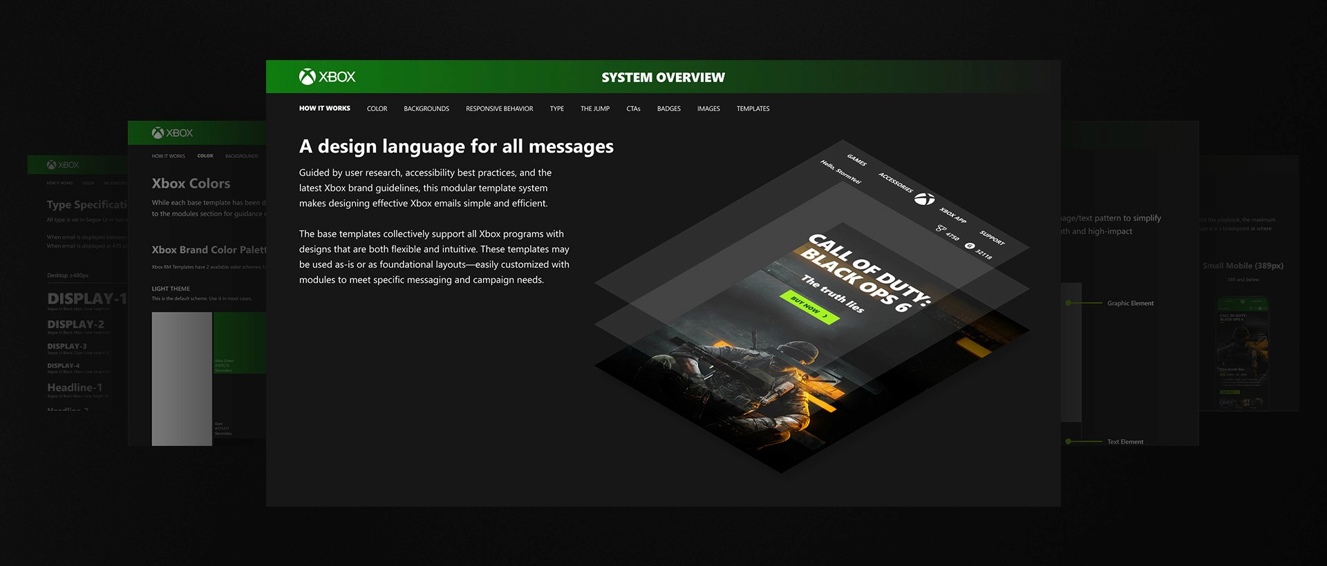 Screenshots of xbox email marketing strategy slides