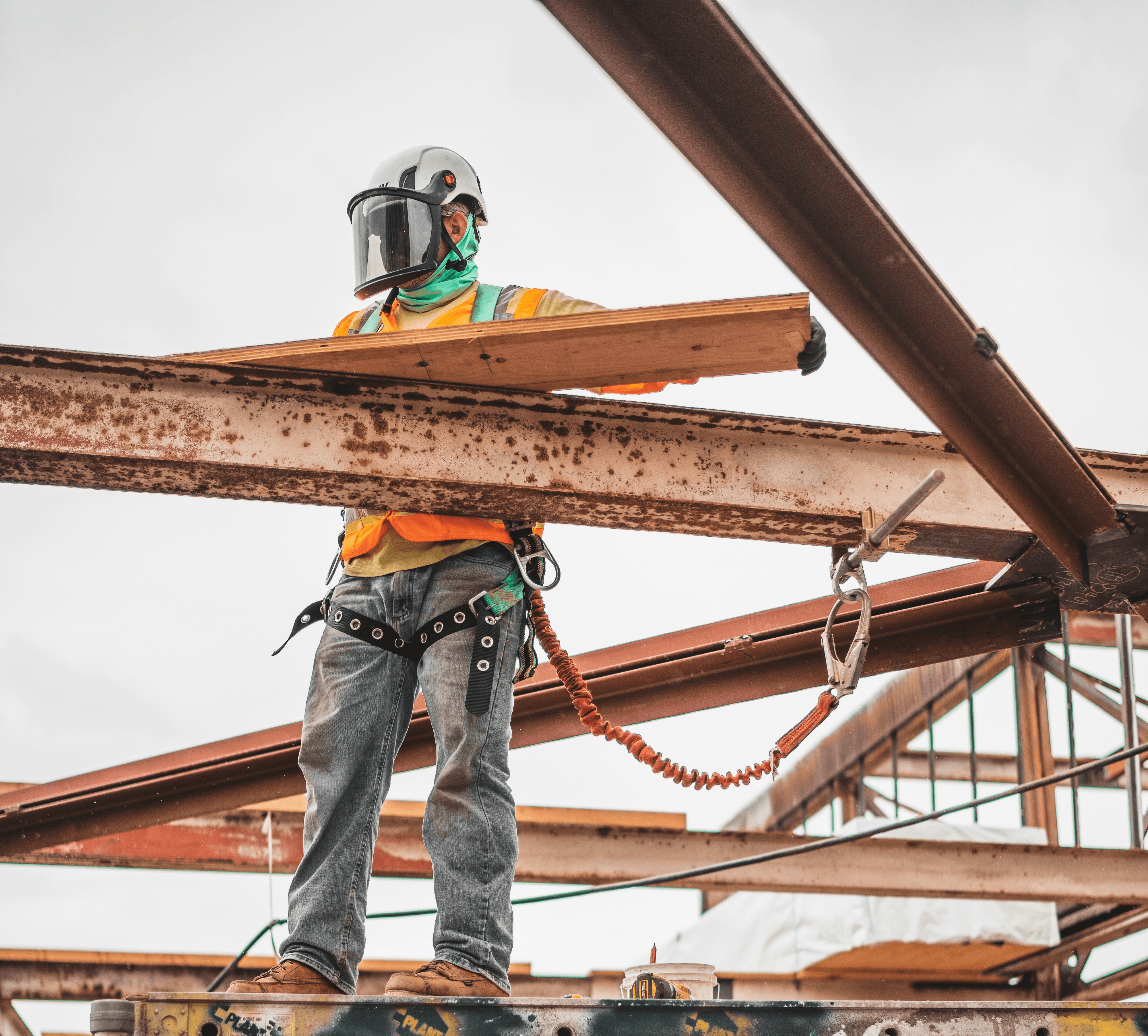 Athlete winning a race