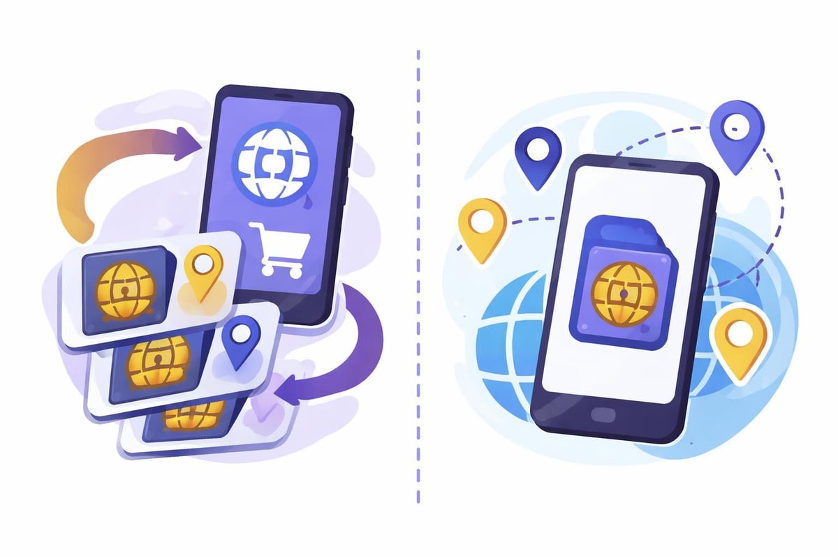Trip-based vs permanent eSIM comparison